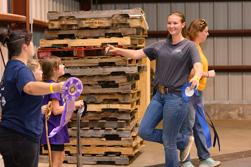 celebrating an award